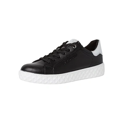 Abbildung von MARCO TOZZI Damen Sneaker, flacher Absatz, Wechselfußbett, weiches FEEL ME Fußbett, ideal für Business und Freizeit