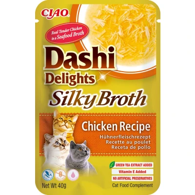 Abbildung von Dashi Delights Silky Broth Katzensnack Huhn