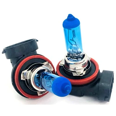 Abbildung von MAXXONI 2x H8 PGJ19 1 35W 12V Stück Halogen Auto Lampen Xenon Look Blue Vision Optik Glühbirne (H8 2er Pack)