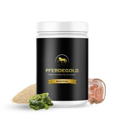 Abbildung von Pferdegold Mineral Zylinder 750g