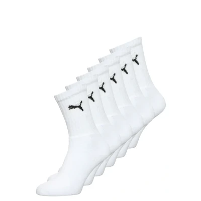 Abbildung von Puma 6 PACK Sportsocken, Größe: 39 42, White