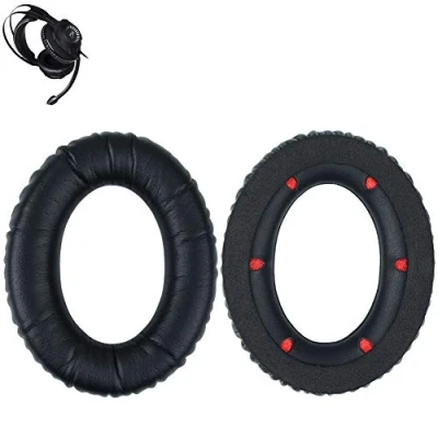 Abbildung von Ersatz Ohrpolster, Schaumstoff kompatibel mit Kingston HyperX Cloud Revolver S Gaming Headset HX HSCR BK/NA
