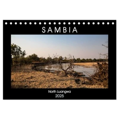 Abbildung von Sambia &quot;Das wirkliche Afrika&quot; (Tischkalender 2025 DIN A5 quer), CALVENDO Monatskalender