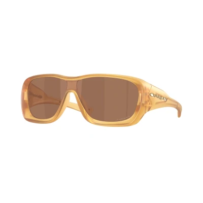 Abbildung von Oakley DE LA Salle Unisex Sportbrille, Größe: One Size, Matte trans light curry