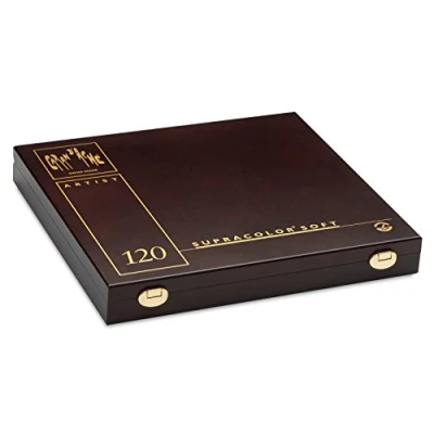 Abbildung von Caran 3888.92 D&#039;ache Supracolor 120 Farbstifte im Holzkoffer multi