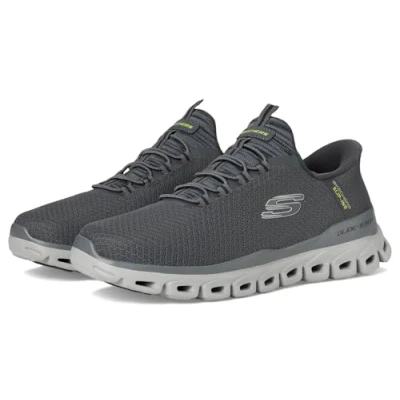 Abbildung von Skechers Glide Step Noxus Herren Sneaker zum Reinschlüpfen, Dunkelgrau, 46 EU Weit