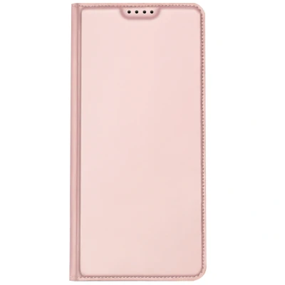 Abbildung von Samsung Galaxy A54 (5G) Hülle Kunstleder Dux Ducis Klapphülle Handyhülle Rosegold
