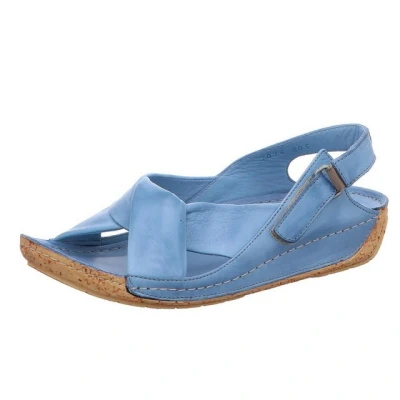 Abbildung von Gemini Keilsandalette, Damen, Größe: 38, Baby blue Schuhe