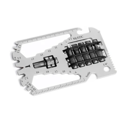 Abbildung von MyEDC Bitcarry Pocket Card 35 in 1 Multitool
