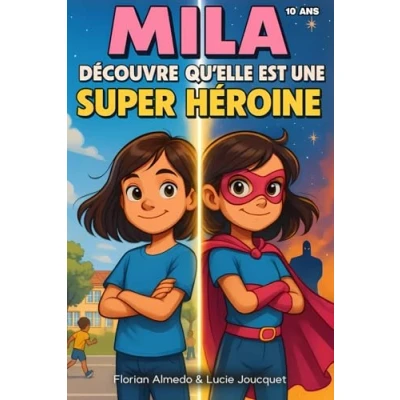 Abbildung von Mila 10 ans, découvre qu&#039;elle est Une Super Héroïne: histoire illustrée pour filles sur Le courage, l&#039;amitié et la confiance en soi cadeau idéal CP CE1 CM1