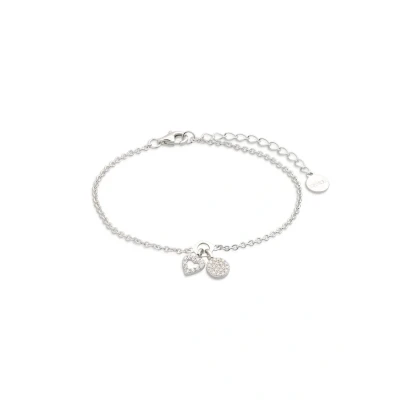 Abbildung von XENOX XS2930 Damen Armband Herz Happy Hour Sterling Silber 925 Weiß Zirkonia 18,5 cm
