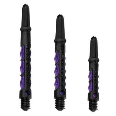 Abbildung von Harrows Dartschäfte Carbon ST Schäfte mit Pyramidenringen, Größe M, Violett
