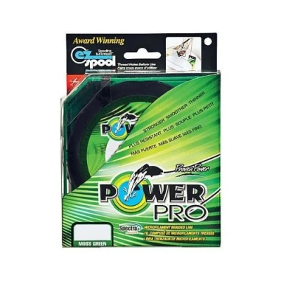 Abbildung von POWER PRO Unisex Erwachsene 21100500150Y PowerPro geflochtene Schnur, 22,7 kg, 150 m, Gelb, Neongelb, 150YD/50LB