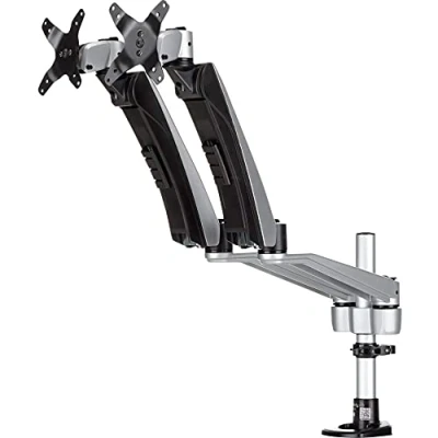 Abbildung von StarTech.com Dual Monitorhalterung mit voll beweglichem Arm Stapelbar Austauschbare Arme und federunterstützte Höhenverstellung