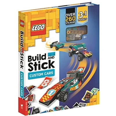 Abbildung von LEGO® Build and Stick: Custom Cars (Includes bricks, book over 260 stickers) (LEGO® Stick Activity Box)
