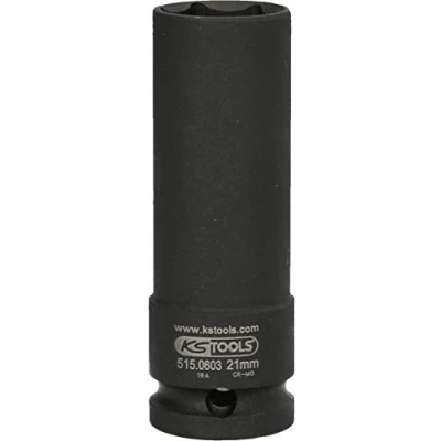 Abbildung von KS TOOLS 515.0603 Kraft Stecknuss 87,2 21,0 12,5 (1/2&quot;) Sechskant