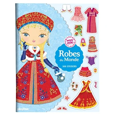 Abbildung von Minimiki stickers Robes du monde: 300