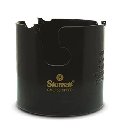 Abbildung von Starrett Hartmetall bestückte Lochsäge MPH0258 Mehrzweck TCT für Holz MDF Kunststoff Keramik Wandfliesen 67mm