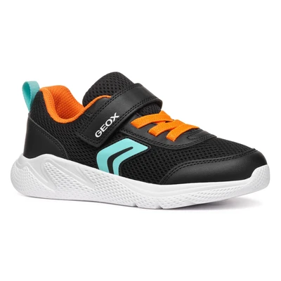 Abbildung von Geox Sneaker &quot;J SPRINTYE BOY&quot;, Klettschuh, Freizeitschuh, Jungenschuh mit elastischen Schnürsenkeln