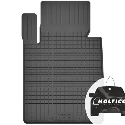 Abbildung von Fahrer Gummimatten mit Rand Auto Fußmatten Gummi Automatten Passgenau 1 teilig Set passend für BMW Series E87 2004 2012