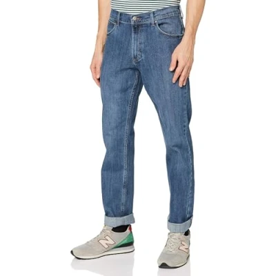 Abbildung von Wrangler Herren Red Kabel Regular Jeans, Mid Stone, 30W / 30L EU