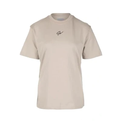 Abbildung von Gorilla Wear Bixby Tshirt print, Damen, Größe: XS, Beige