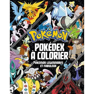 Abbildung von Pokémon Pokédex à colorier Spécial légendaires et fabuleux