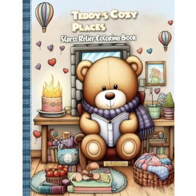 Abbildung von Stress Relief Coloring Book for Adults and Teens: Mental Health Anxiety