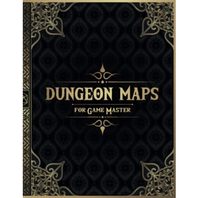 Abbildung von Dungeon Maps for Game Master: 50 Unique and Customizable DnD Tabletop Role Playing Games (RPG Master)