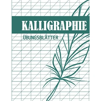 Abbildung von Kalligraphie Übungsblätter: Übungsbuch mit Schönschreibe Blättern zum Üben der eleganten Schönschreiber Schrift
