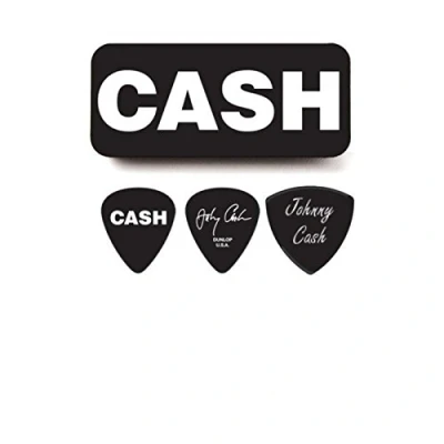 Abbildung von JIM DUNLOP Plektrum Johnny Cash, Legend, Nylon, Schachtel aus Metall mit 6 Stück, Stark