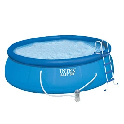 Abbildung von ÜBERSCHRIFT Schwimmen Pool mit Filterpumpe. Leiter und Abdeckungen Easy Set