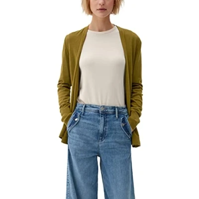Abbildung von s.Oliver Strickjacke, Damen, Größe: 38, Guacamole