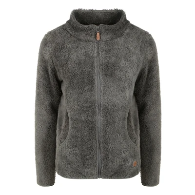 Abbildung von Oxmo Telsa Fleecejacke, Damen, Größe: Large, Castlerock