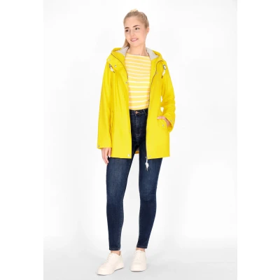 Abbildung von SCHMUDDELWEDDA Damen Regenjacke L / Gelb 100% Polyester
