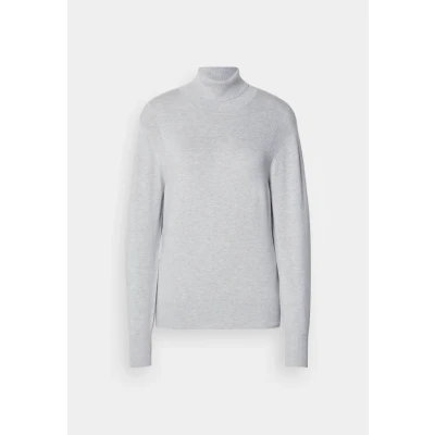 Abbildung von Scotch &amp; Soda CORE ROLL NECK Relaxed Strickpullover, Damen, Größe: XL, Light grey melange