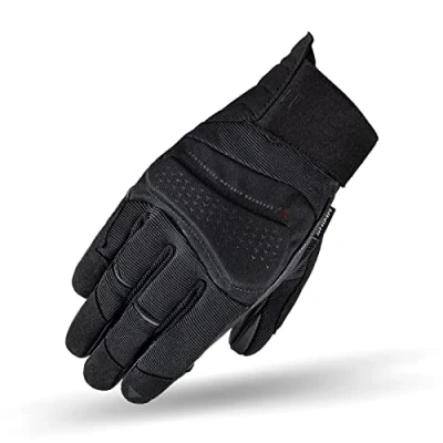 Abbildung von SHIMA AIR 2.0 Men Motorradhandschuhe Herren Belüftete, Sommer Handschuhe aus Mesh mit Knöchel und Finger Protektoren, Verstärkte Handfläche (Schwarz, M)