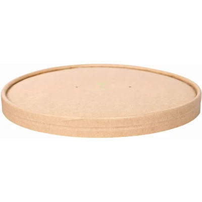 Abbildung von NATURE Star Deckel für Einweg Salatschalen 18.5 cm braun