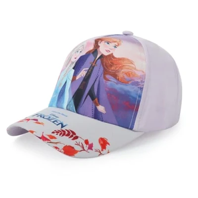 Abbildung von Frozen Schirmmütze Die Eiskönigin Cap Cappy Kappe Mädchen Anna und Elsa