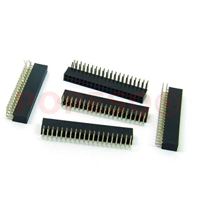 Abbildung von POPESQ® 5 Stk. x Buchsenleiste 2.54mm 2x20 polig Abgewinkelt #A1658