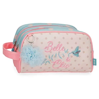 Abbildung von Enso Belle and Chic Anpassungsfähiger Vanity Case mit zwei Fächern Mehrfarbig 26x16x11 cms PVC