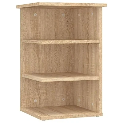 Abbildung von vidaXL Beistellregal Regal Standregal Bücherregal Dekoregal Ablageregal Beistelltisch Beistellschrank Standschrank Sonoma Eiche 35x35x55cm Holzwerkstoff
