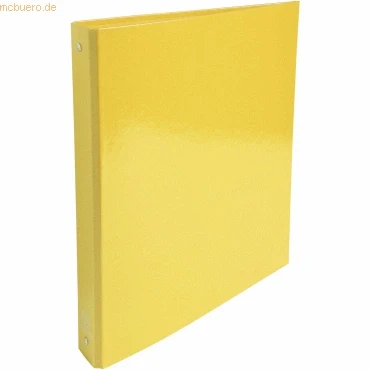 Abbildung von Exacompta 519299E Iderama Ringbuch (beschichteter Karton, A4, 30 mm, 4 Ringe) gelb