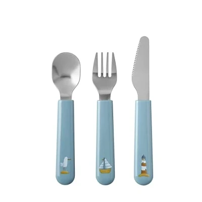 Abbildung von Kinderbesteck Set Mio 3 teilig Little Dutch Sailors Bay Mepal