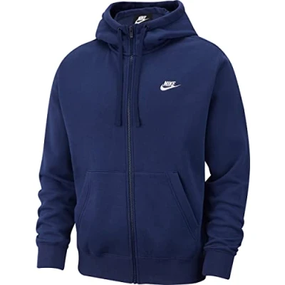 Abbildung von Nike Sportswear CLUB Hoodie Sweatjacke, Herren, Größe: 4XL T, Midnight navy/white