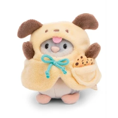 Abbildung von Nici Kuscheltier mymochi, Hamster Shai, 8 cm, mit Keks und Hundekostüm, in Geschenkbox