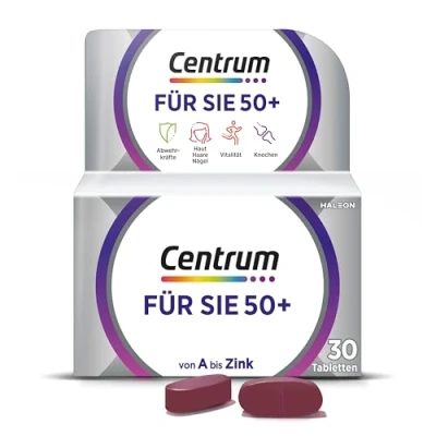 Abbildung von Centrum für Sie 50+, 30 St. Hochwertiges Nahrungsergänzungsmittel speziell Frauen ab 50 zur täglichen Komplettversorgung mit Mikronährstoffen Verpackung kann variieren