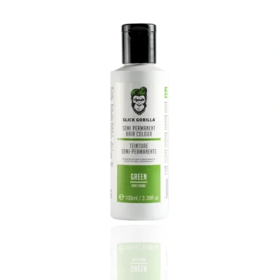 Abbildung von Slick Gorilla Semi permanente Haarfarbe, vegan, tierversuchsfrei (100 ml, Grün)