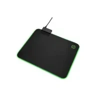 Abbildung von HP Pavilion Gaming Mauspad 400 (LED Beleuchtung, integrierter USB Anschluss, 350 x 280 mm) schwarz