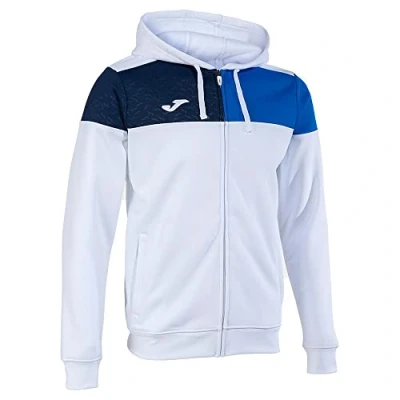 Abbildung von Joma Jacke mit kapuze mann Crew V marineblau himmelsblau weiss
